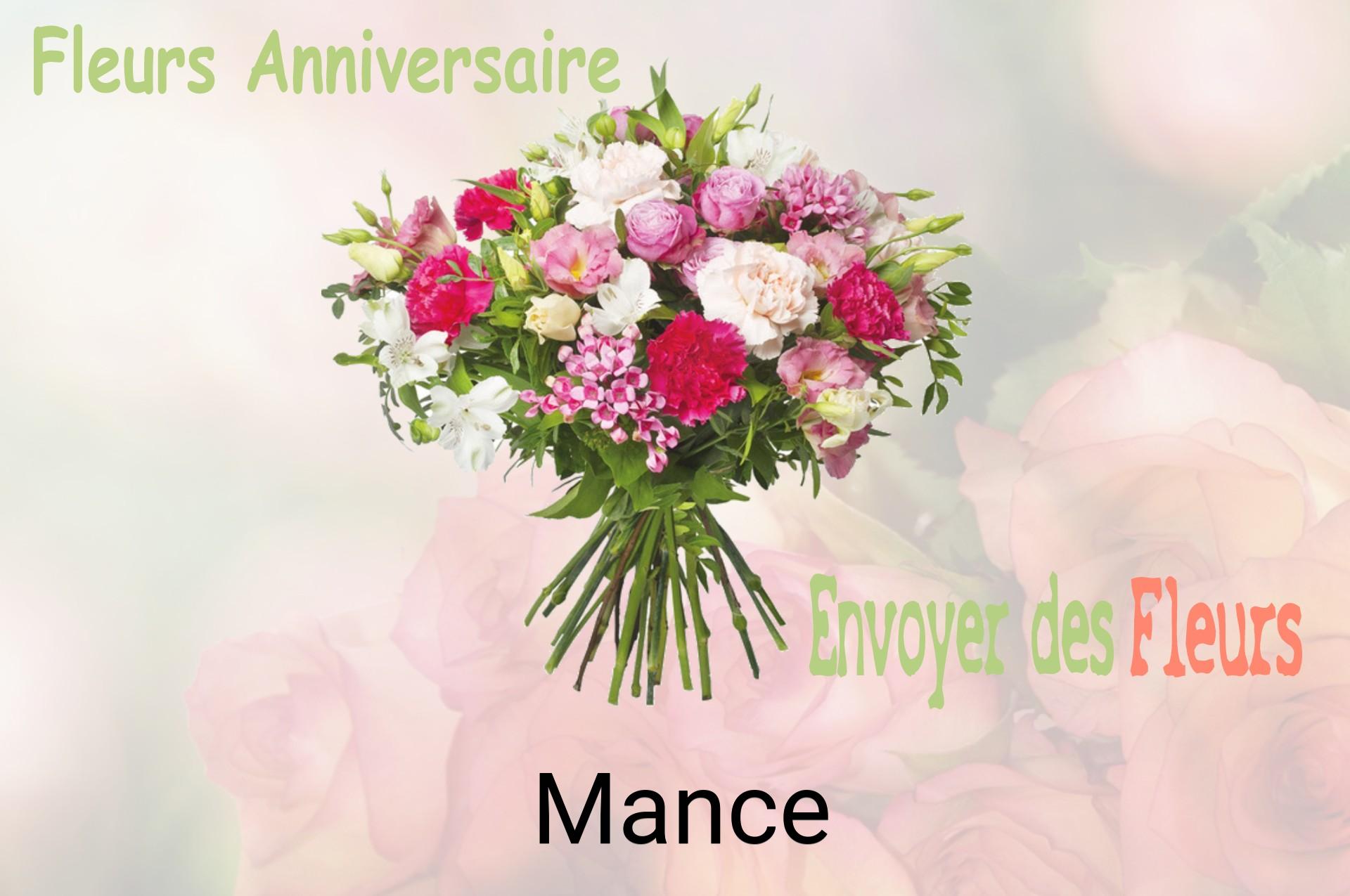 Bouquet de fleurs d’anniversaire livré à Mance
